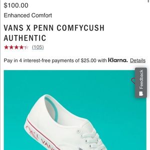 Vans x Penn Comfycush Authentic NEW